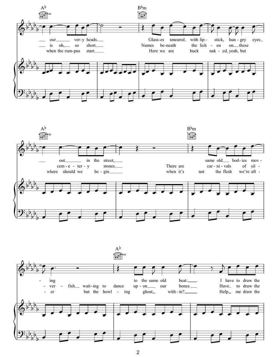 Draw The Line Draw The Line Acoustic Guitar scores gallery preview page 2