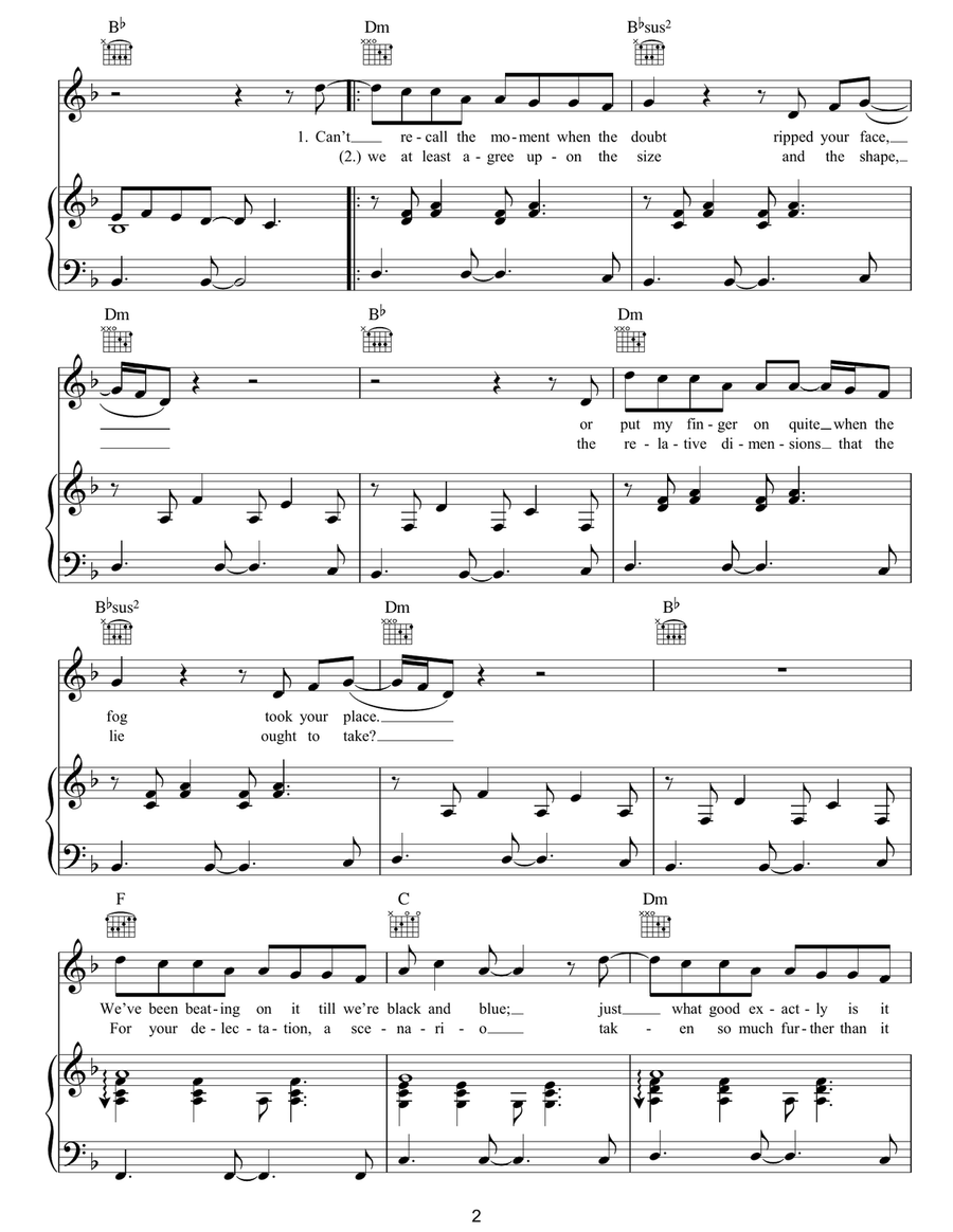 Harder Harder Acoustic Guitar scores gallery preview page 2