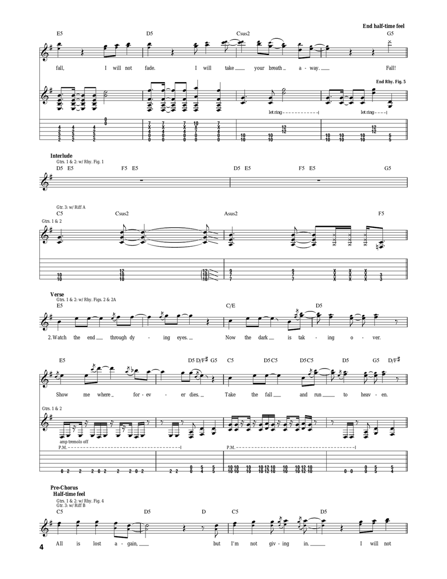 I Will Not Bow I Will Not Bow Acoustic Guitar scores gallery preview page 4