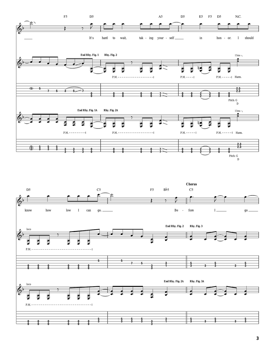 Trashed, Lost & Strungout Acoustic Guitar scores gallery preview page 3