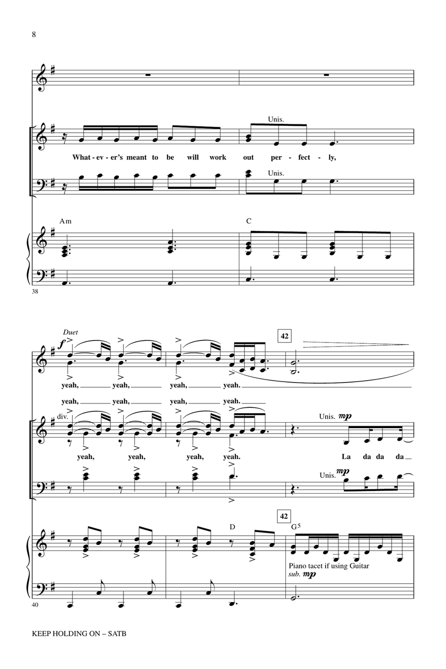 Keep Holding On Keep Holding On 4-Part scores gallery preview page 7