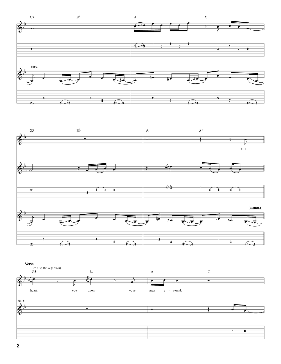 Psychotic Girl Psychotic Girl Acoustic Guitar scores gallery preview page 2