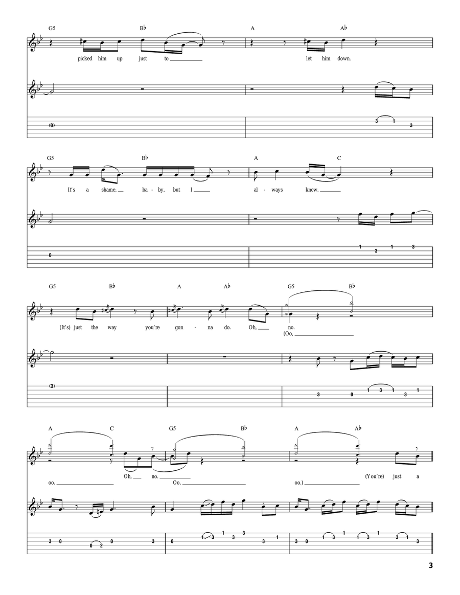 Psychotic Girl Psychotic Girl Acoustic Guitar scores gallery preview page 3