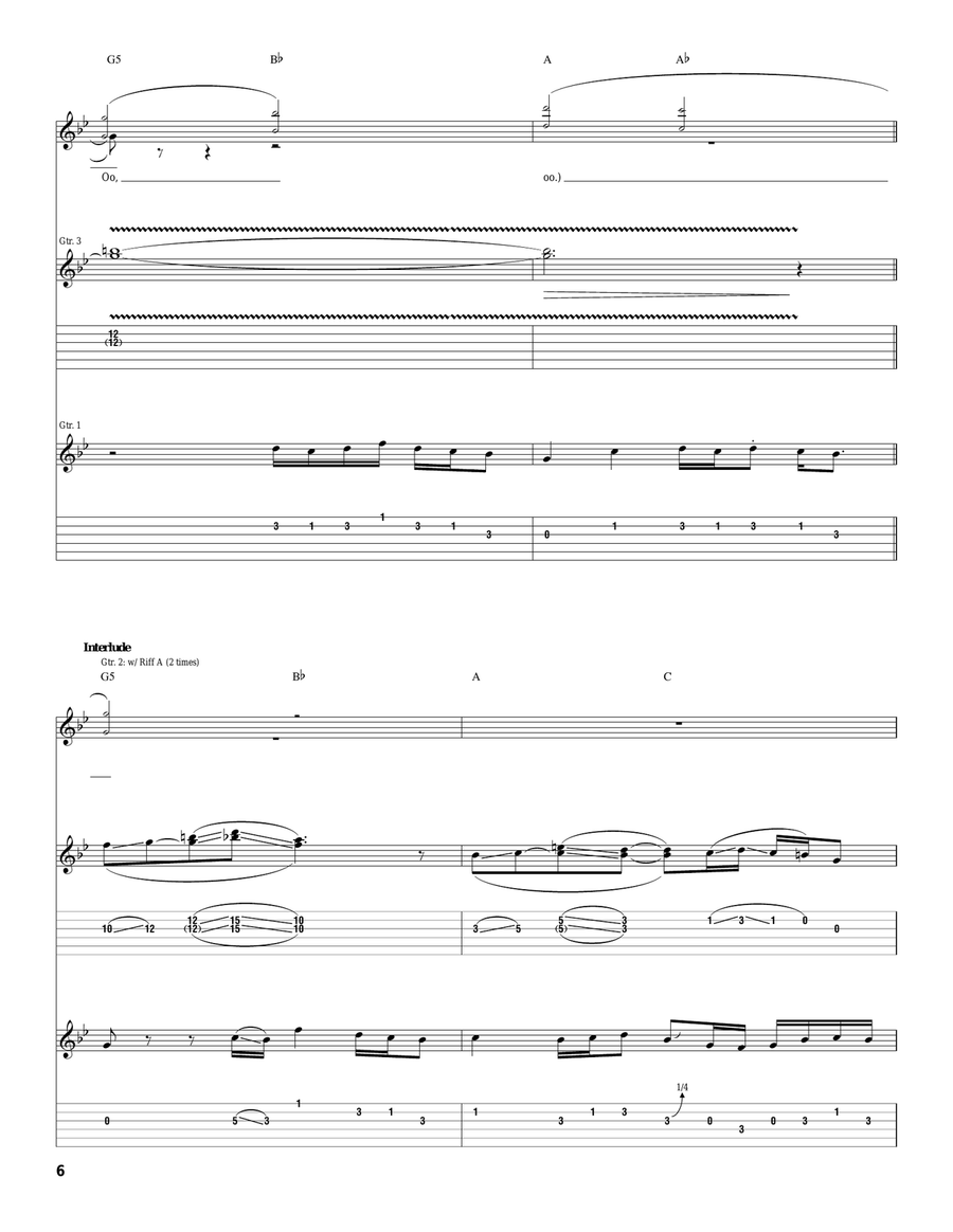 Psychotic Girl Psychotic Girl Acoustic Guitar scores gallery preview page 6