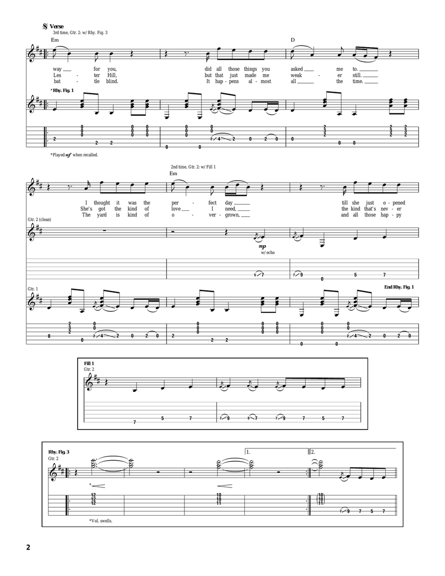 Things Ain't Like They Used To Be Acoustic Guitar scores gallery preview page 2