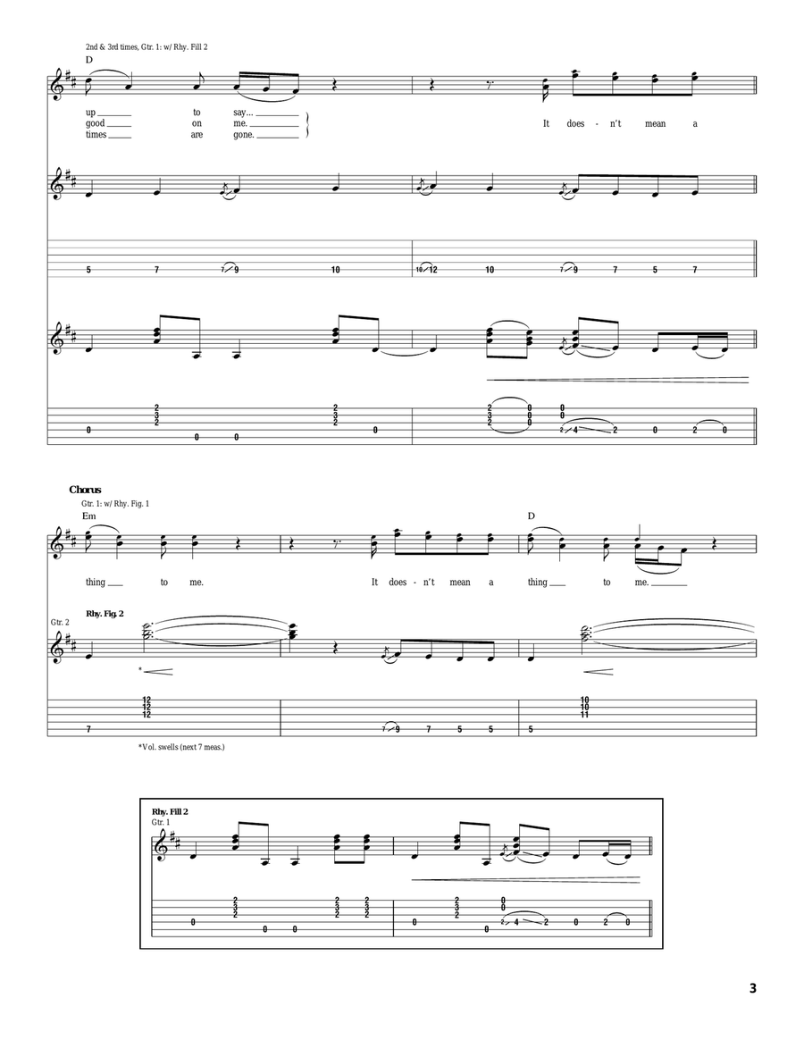 Things Ain't Like They Used To Be Acoustic Guitar scores gallery preview page 3