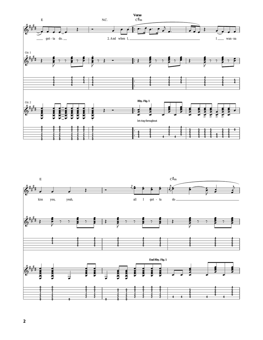 All I've Got To Do All I've Got To Do Acoustic Guitar scores gallery preview page 2