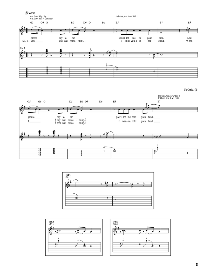 I Want To Hold Your Hand I Want To Hold Your Hand Acoustic Guitar scores gallery preview page 3