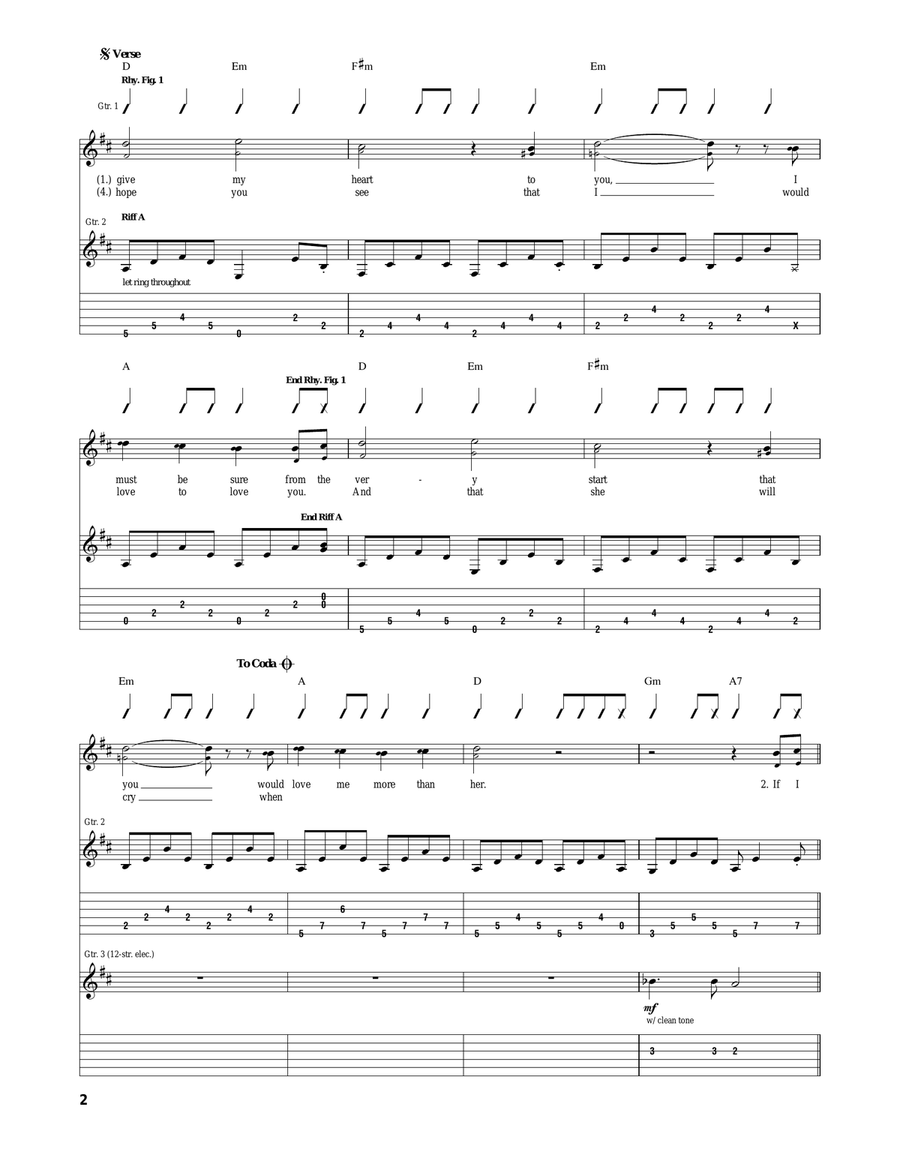 If I Fell If I Fell Acoustic Guitar scores gallery preview page 2