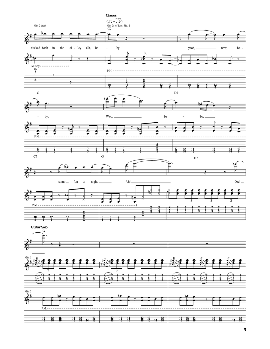 Long Tall Sally Long Tall Sally Acoustic Guitar scores gallery preview page 3