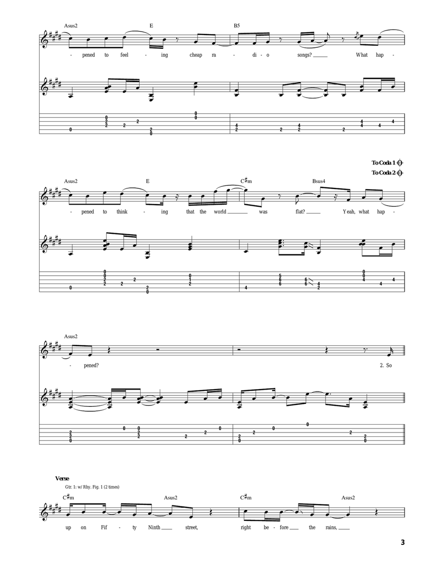 Bulletproof Weeks Bulletproof Weeks Acoustic Guitar scores gallery preview page 3