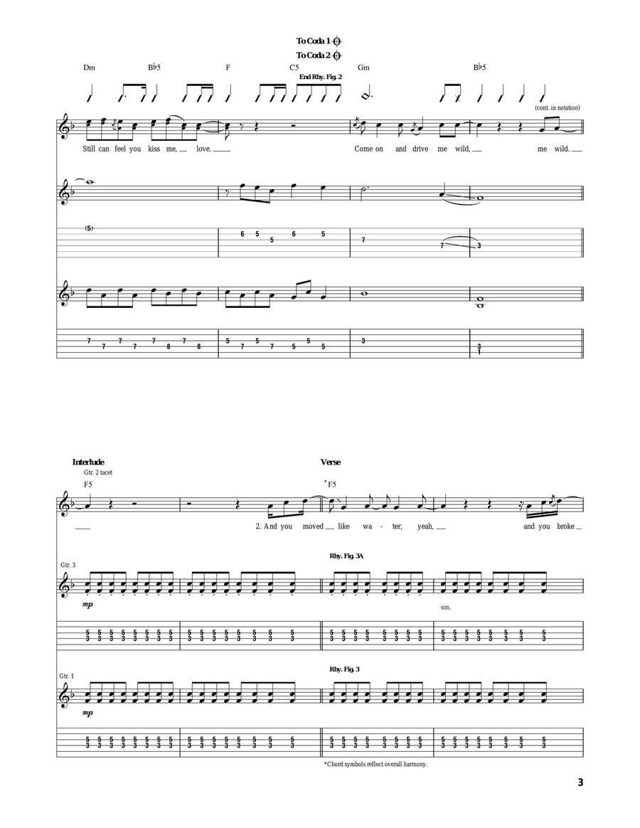 Still Still Acoustic Guitar scores gallery preview page 3