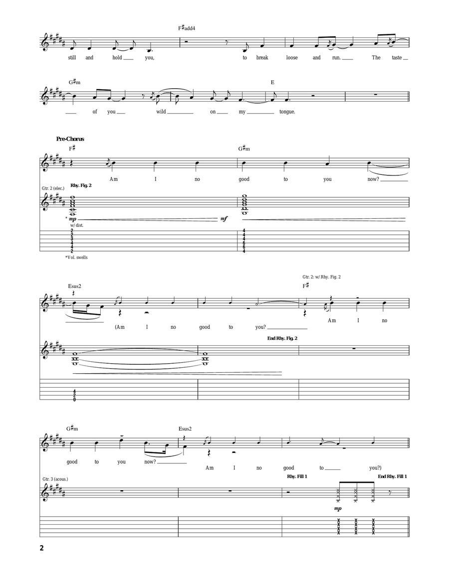 Falling Apart Falling Apart Acoustic Guitar scores gallery preview page 2