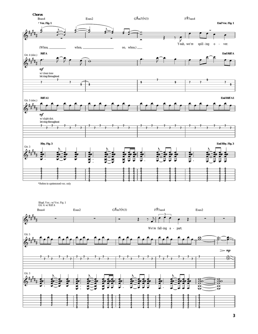 Falling Apart Falling Apart Acoustic Guitar scores gallery preview page 3
