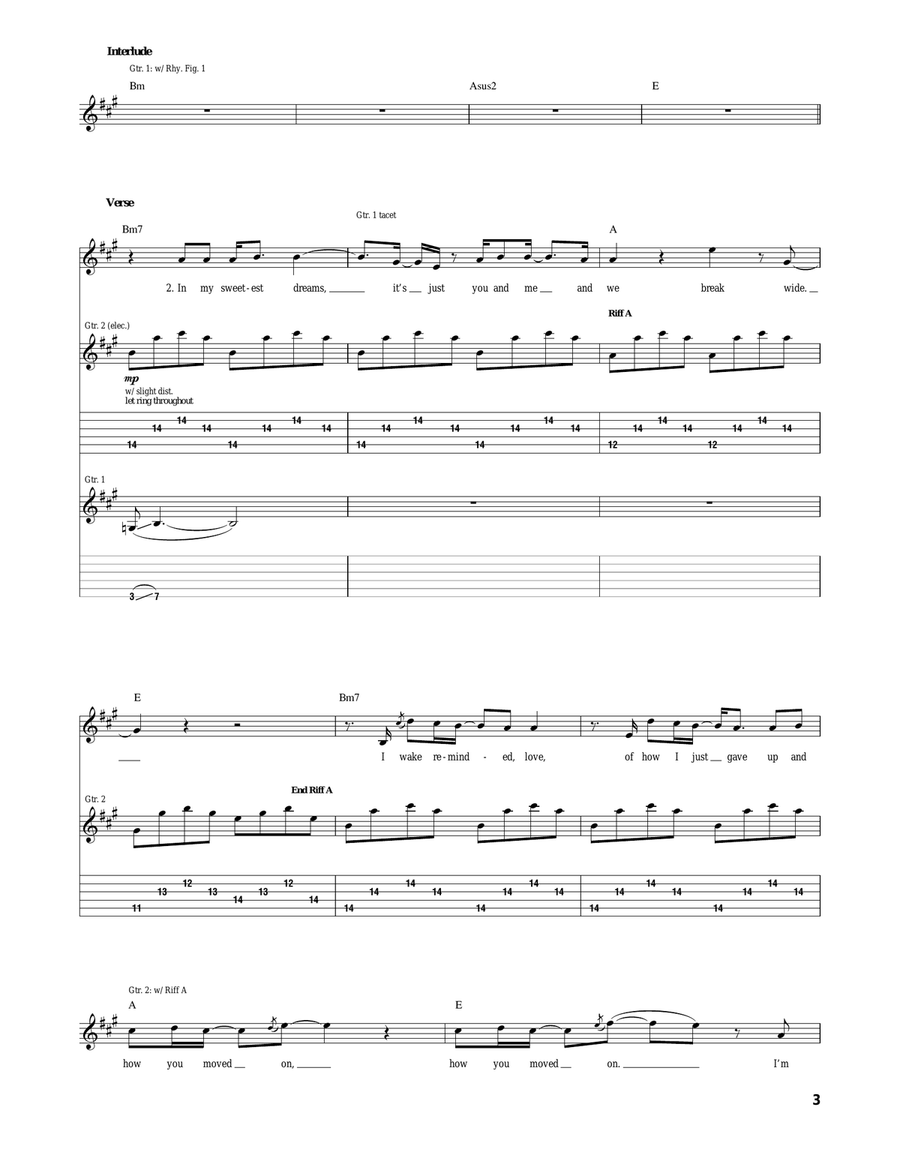Sooner Surrender Sooner Surrender Acoustic Guitar scores gallery preview page 3