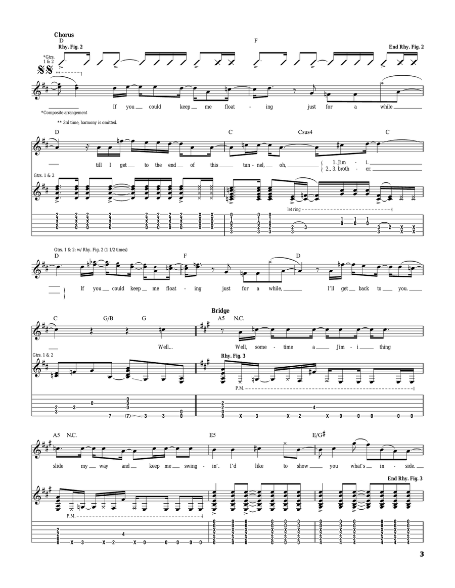 Jimi Thing Jimi Thing Acoustic Guitar scores gallery preview page 3