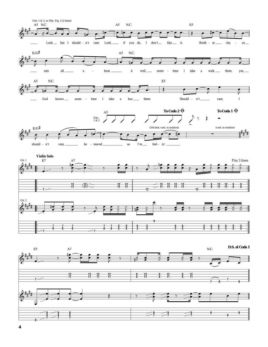 Jimi Thing Jimi Thing Acoustic Guitar scores gallery preview page 4