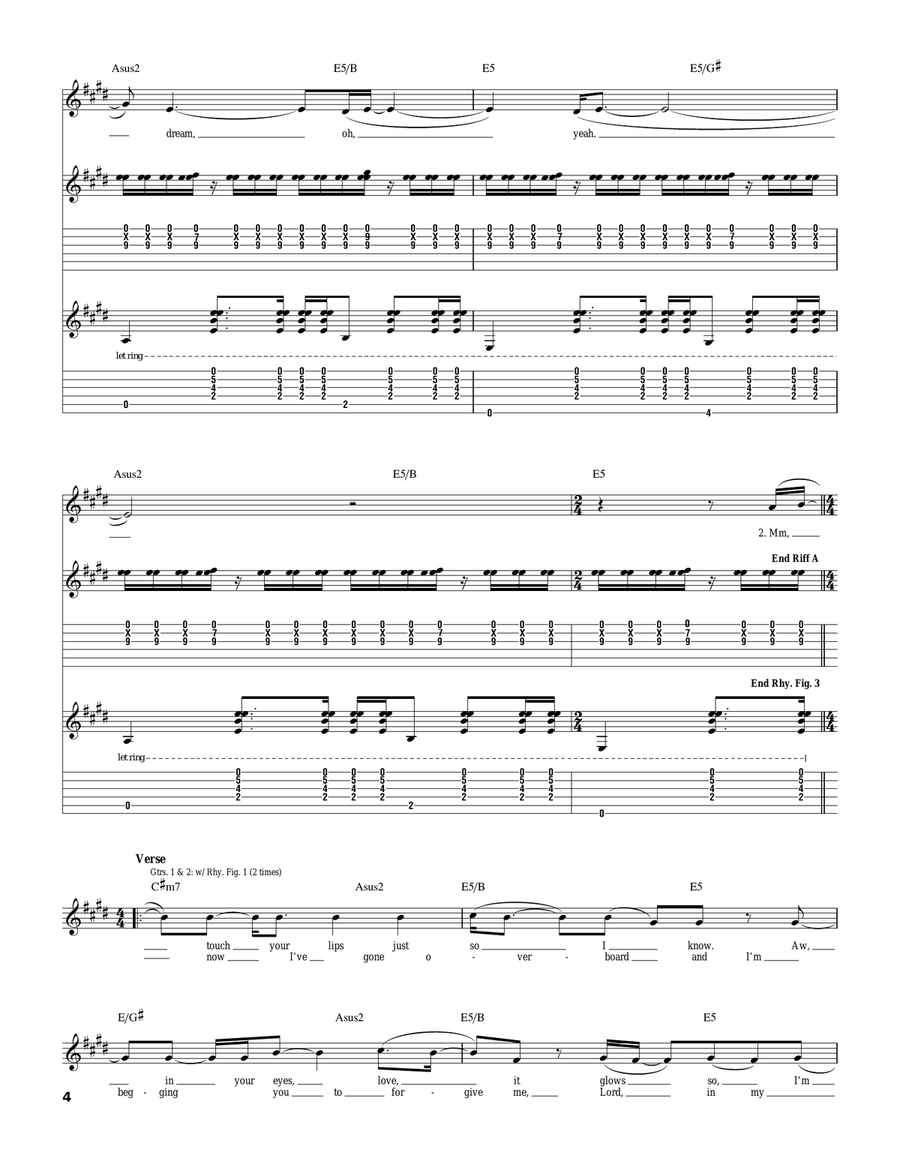 Crash Into Me Crash Into Me Acoustic Guitar scores gallery preview page 4