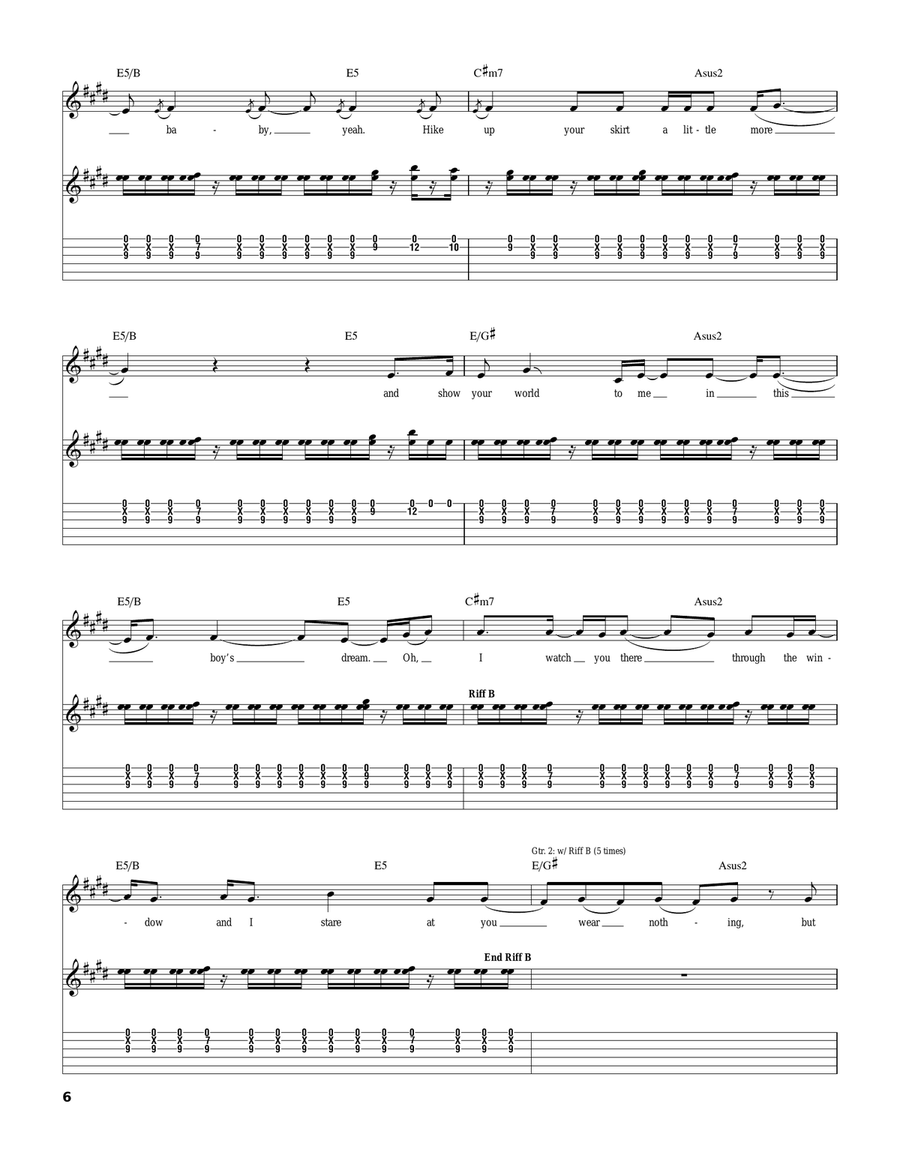 Crash Into Me Crash Into Me Acoustic Guitar scores gallery preview page 6