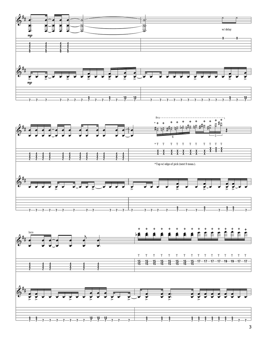Warehouse Warehouse Acoustic Guitar scores gallery preview page 3
