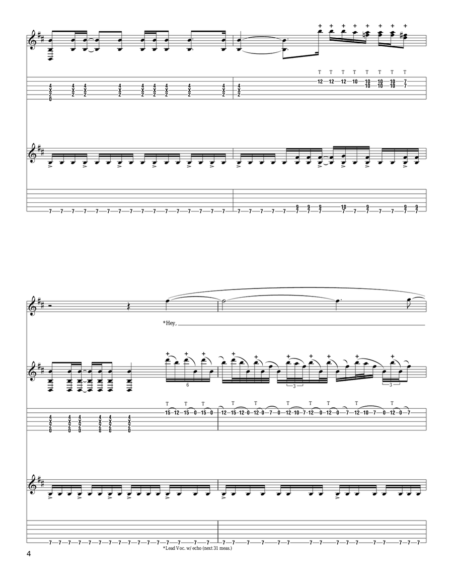 Warehouse Warehouse Acoustic Guitar scores gallery preview page 4