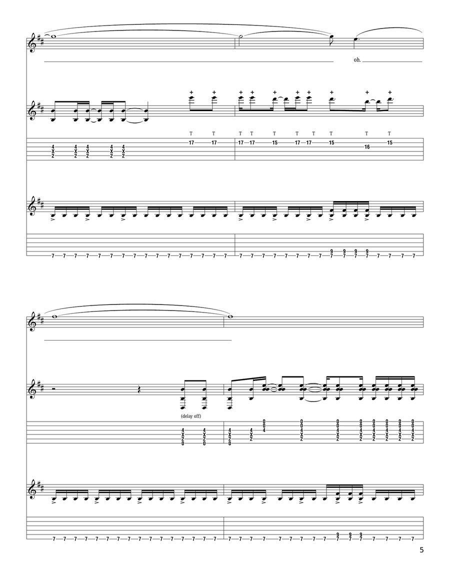Warehouse Warehouse Acoustic Guitar scores gallery preview page 5