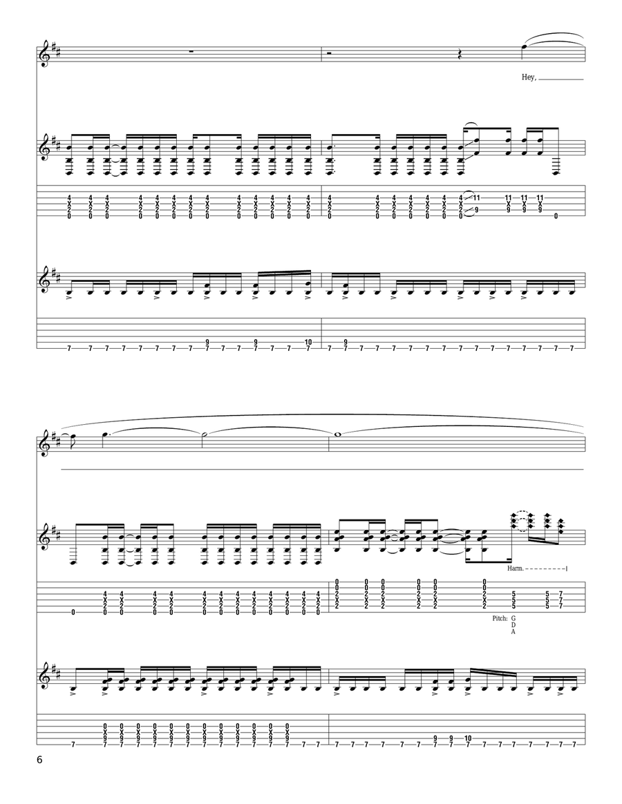 Warehouse Warehouse Acoustic Guitar scores gallery preview page 6
