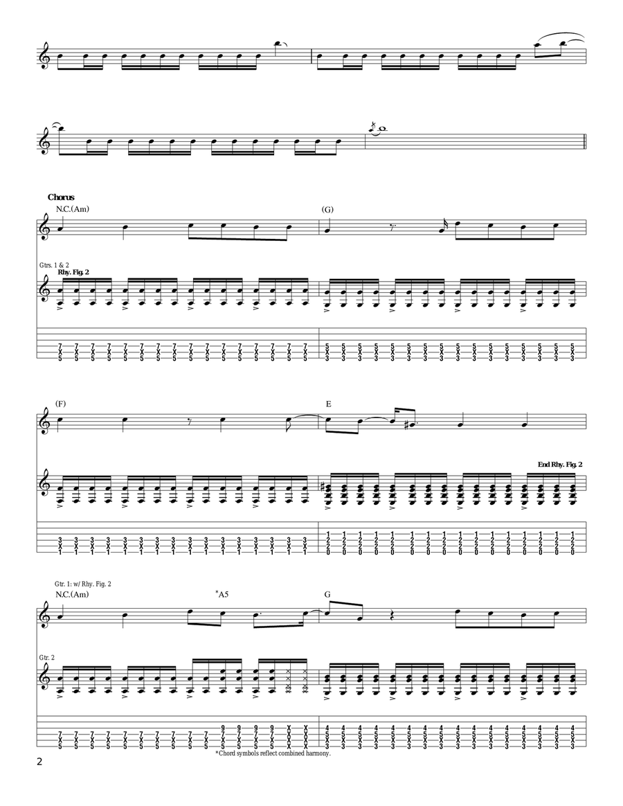 Halloween Halloween Acoustic Guitar scores gallery preview page 2