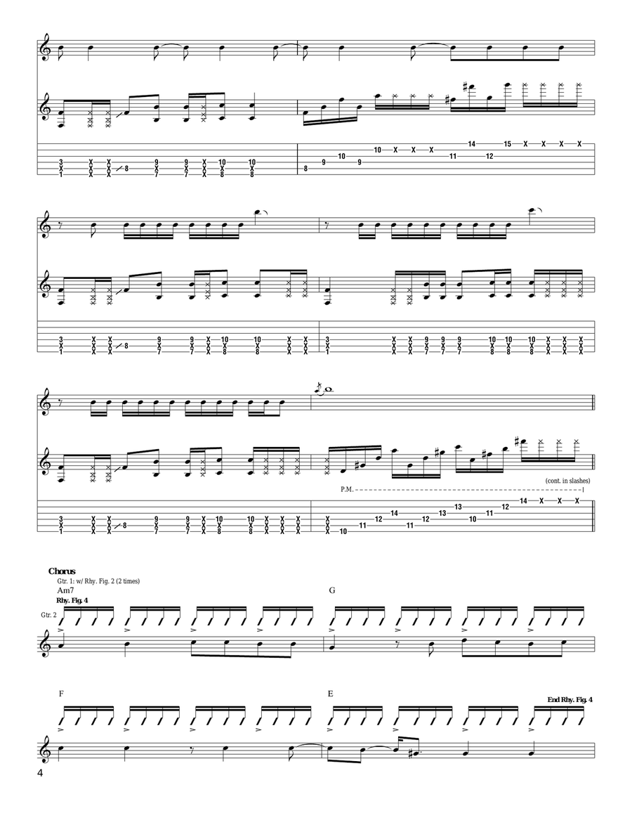 Halloween Halloween Acoustic Guitar scores gallery preview page 4