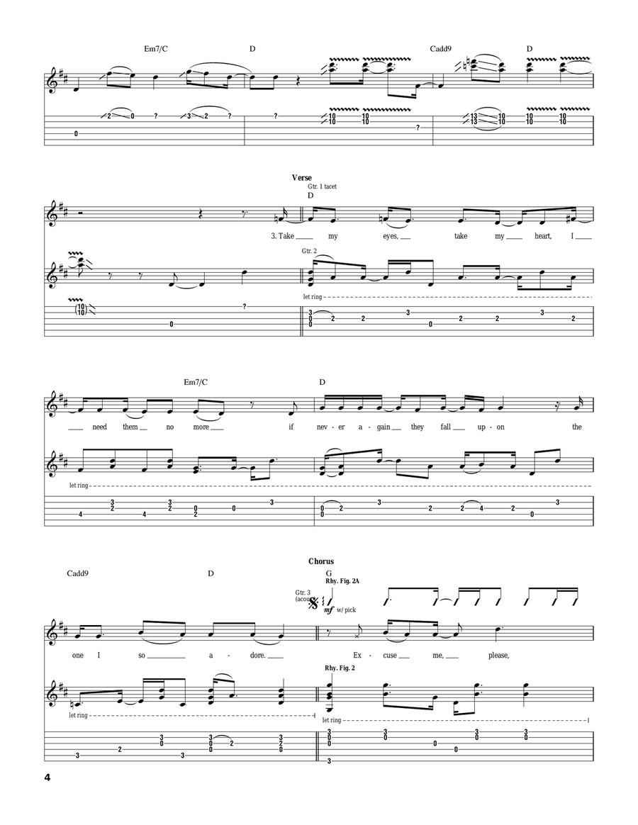 Grace Is Gone Grace Is Gone Acoustic Guitar scores gallery preview page 4