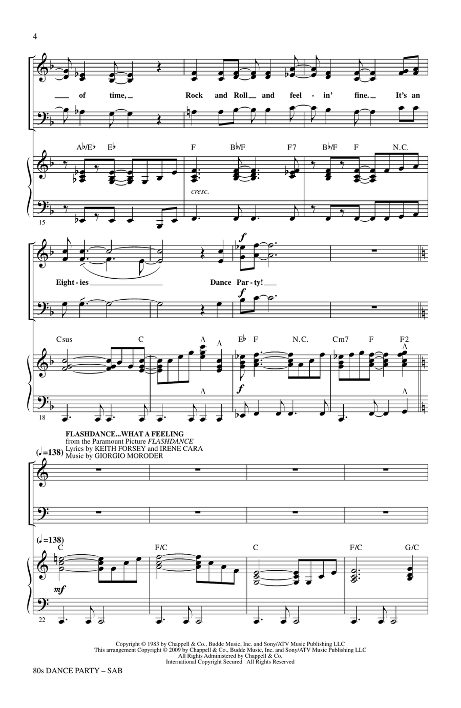 80s Dance Party (Medley) 80s Dance Party (Medley) 3-Part scores gallery preview page 3