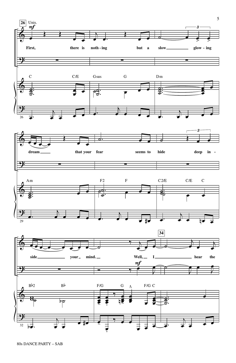 80s Dance Party (Medley) 80s Dance Party (Medley) 3-Part scores gallery preview page 4