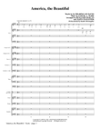 America, The Beautiful - Full Score