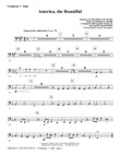 America, The Beautiful - Trombone 3/Tuba