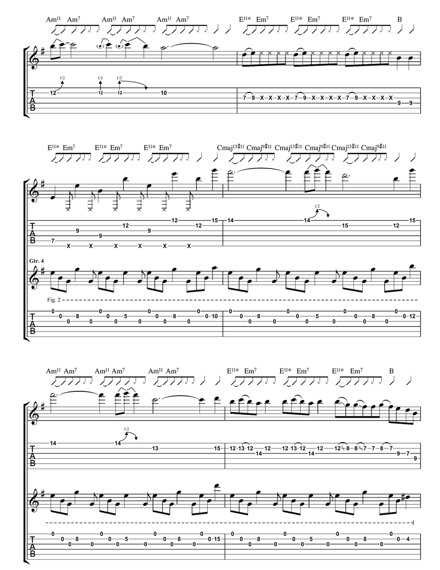11:11 11:11 Acoustic Guitar scores gallery preview page 3