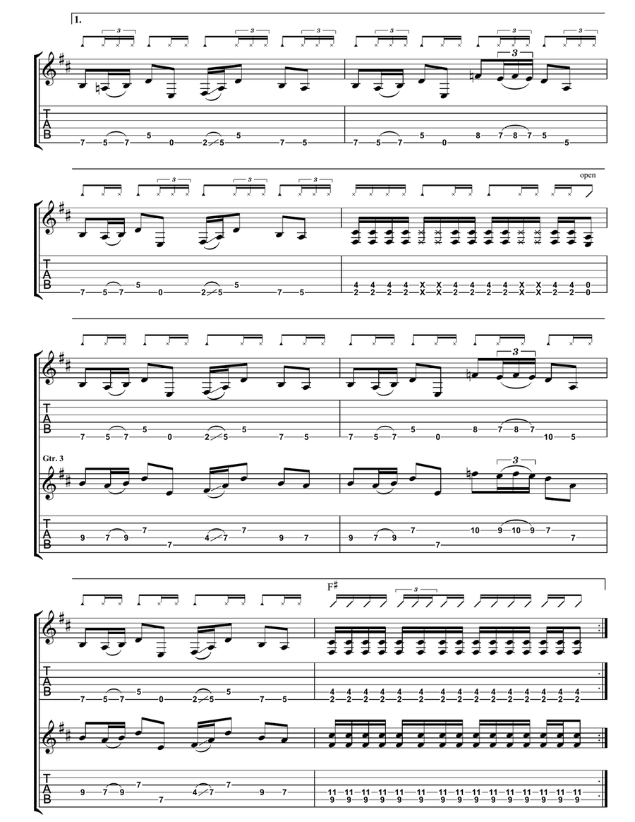 Buster Voodoo Buster Voodoo Acoustic Guitar scores gallery preview page 3