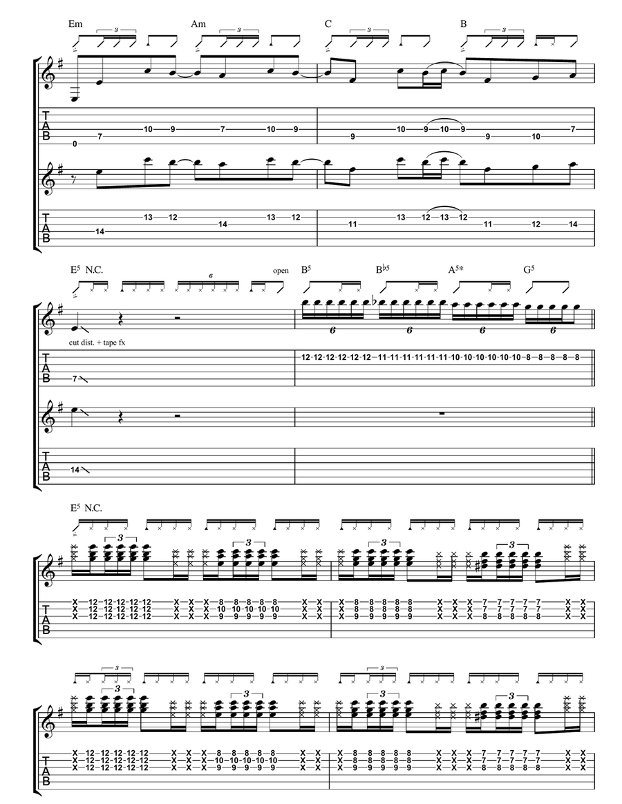 Hanuman Hanuman Acoustic Guitar scores gallery preview page 6