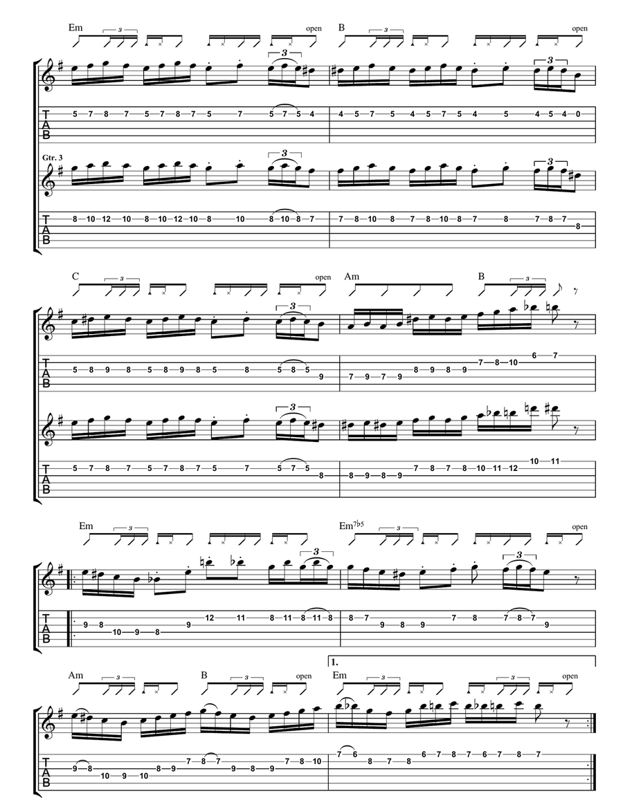 Hora Zero Hora Zero Acoustic Guitar scores gallery preview page 3