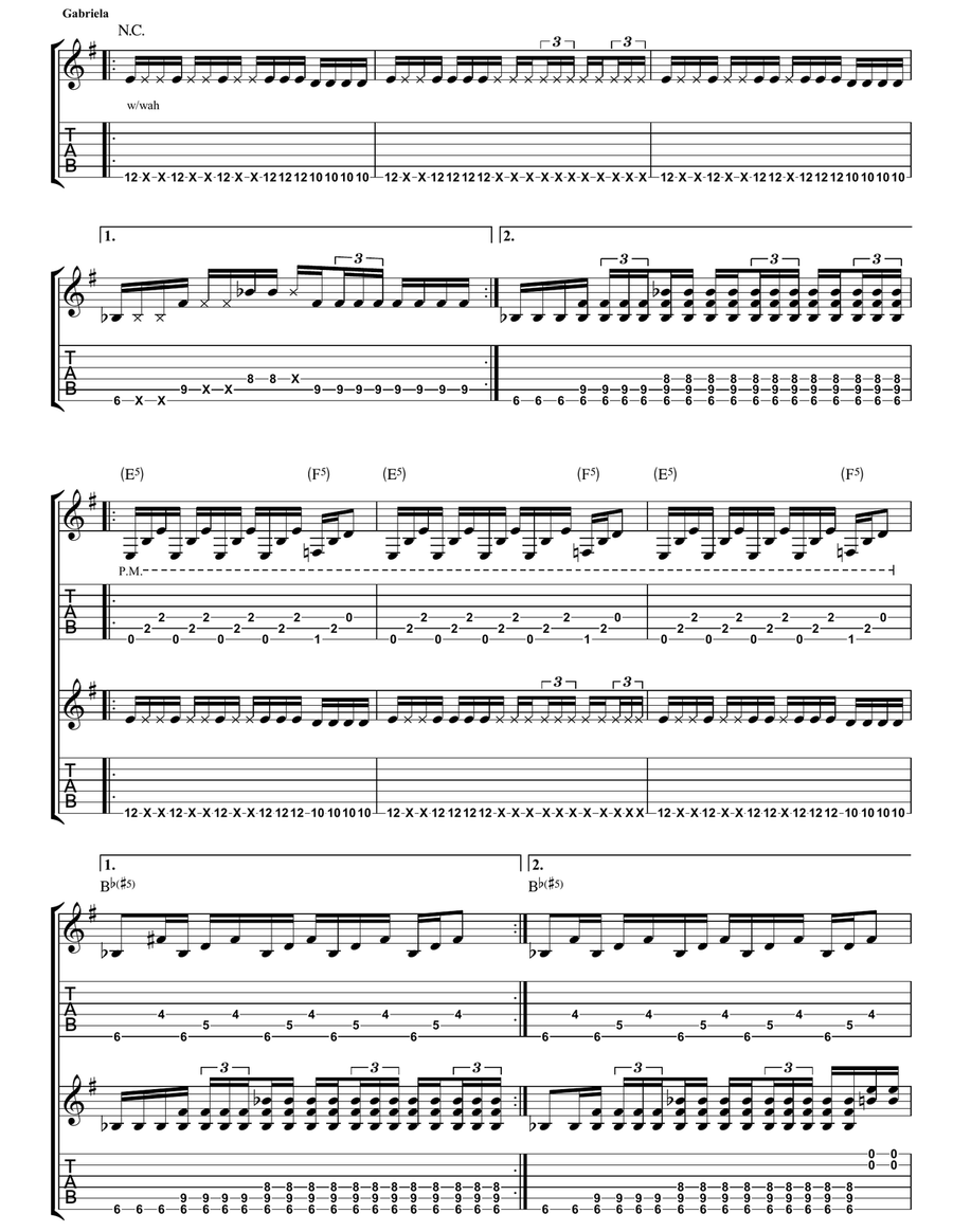 Hora Zero Hora Zero Acoustic Guitar scores gallery preview page 6