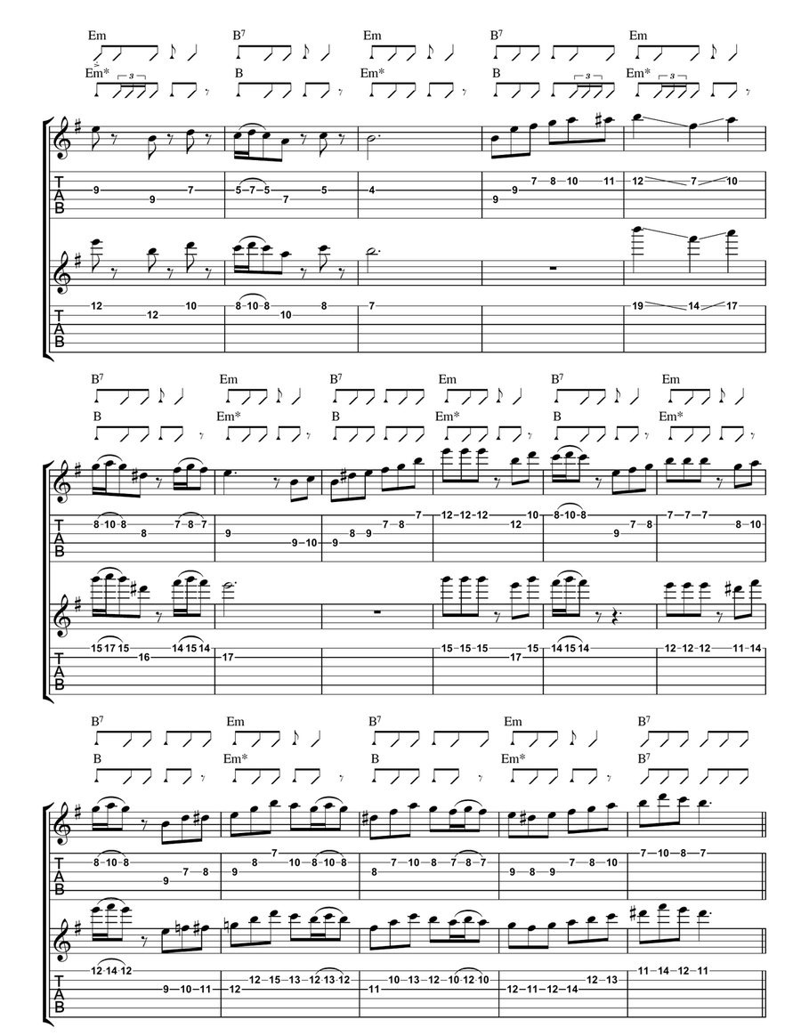 Master Maqui Master Maqui Acoustic Guitar scores gallery preview page 3