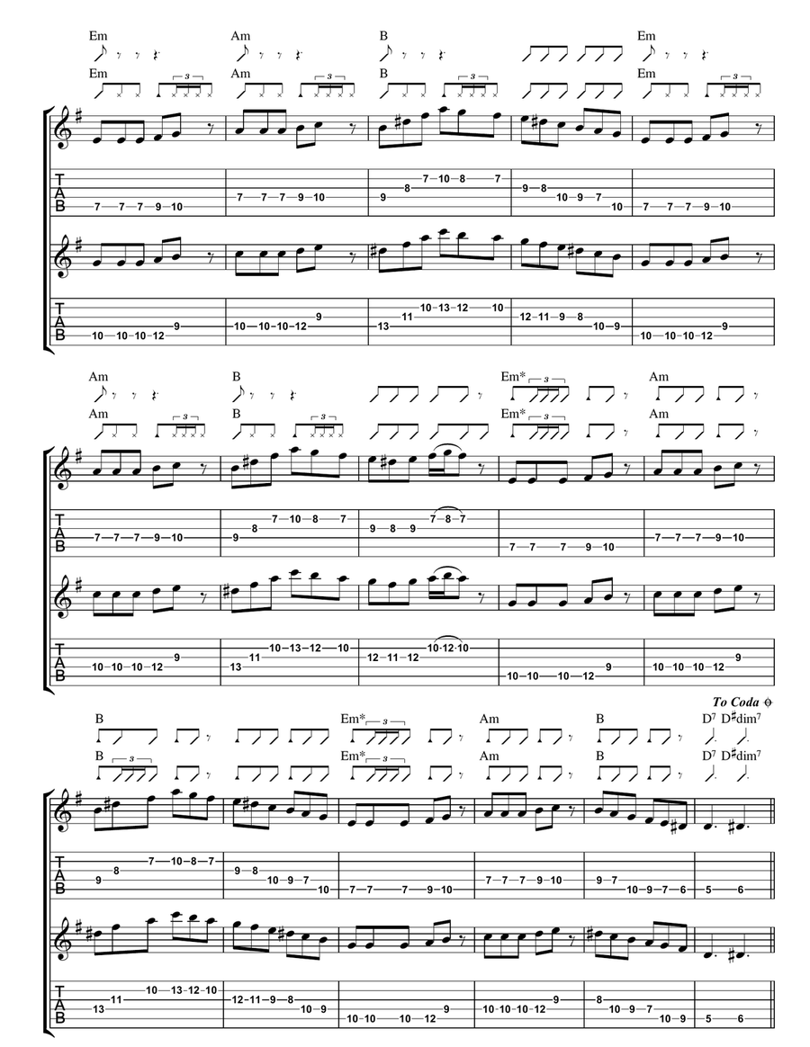 Master Maqui Master Maqui Acoustic Guitar scores gallery preview page 4