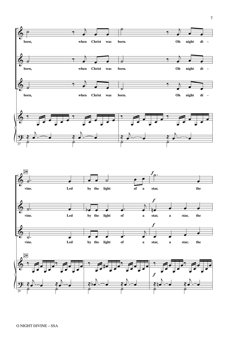O Night Divine O Night Divine SSA scores gallery preview page 5