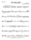 The Lord Is Risen - Bb Clarinet 1,2
