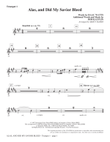 Alas, And Did My Savior Bleed - Trumpet 1
