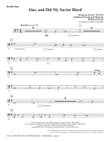 Alas, And Did My Savior Bleed - Double Bass