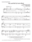 Alas, And Did My Savior Bleed - Keyboard String Reduction