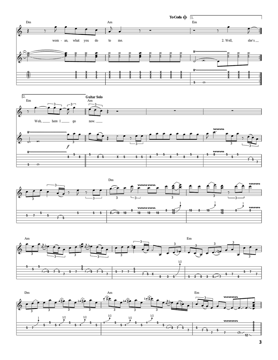 You Upset Me Baby You Upset Me Baby Acoustic Guitar scores gallery preview page 3