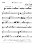 Your Great Name - Trumpet 1