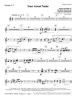 Your Great Name - Trumpet 2 & 3