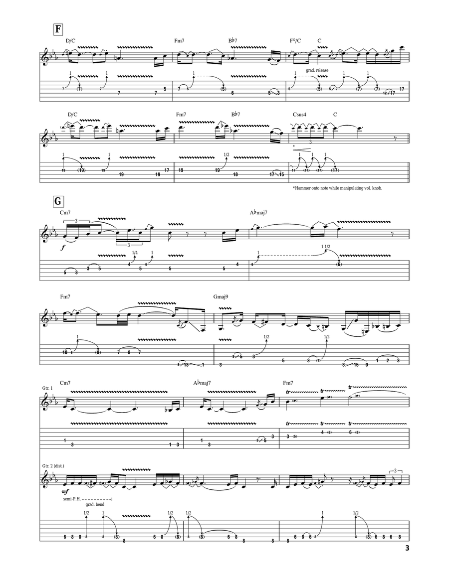 Cause We've Ended As Lovers Acoustic Guitar scores gallery preview page 3